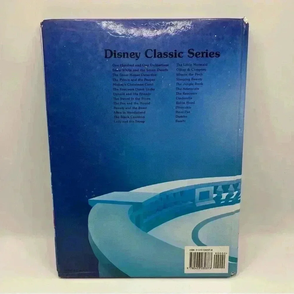 Disney Beauty And The Beast Hardcover Book Princess Storybook Vintage 1991